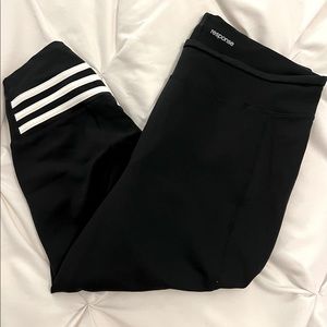 Women’s Adidas Knee Length Response Leggings with Zipper